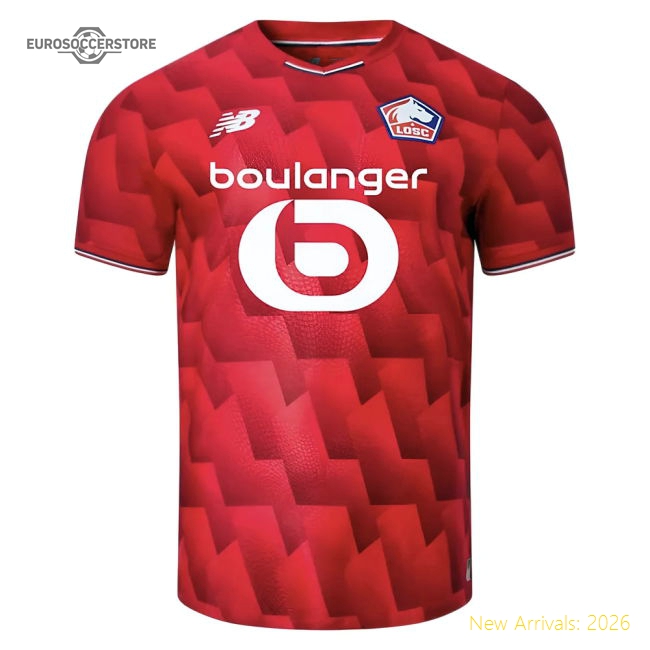 2025-2026 Lille Home Shirt-Vantage Point Soccer